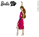 Dibujo Barbie flamenca pintado por Laida