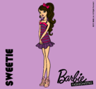 Dibujo Barbie Fashionista 6 pintado por chuki