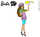Dibujo Barbie cocinera pintado por chelsea
