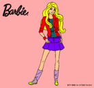 Dibujo Barbie juvenil pintado por escorpio