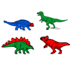 Dibujo Dinosaurios de tierra pintado por Sebastian10
