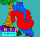 Dibujo Horton pintado por evan