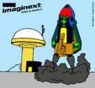 Dibujo Imaginext 8 pintado por pl11