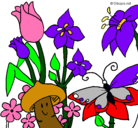Dibujo Fauna y flora pintado por esttellala