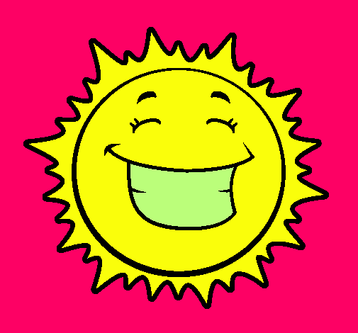 Sol sonriendo