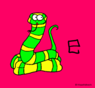 Dibujo Serpiente pintado por Mariana973