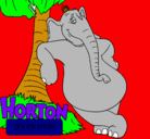Dibujo Horton pintado por chevy