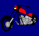 Dibujo Moto pintado por pl11