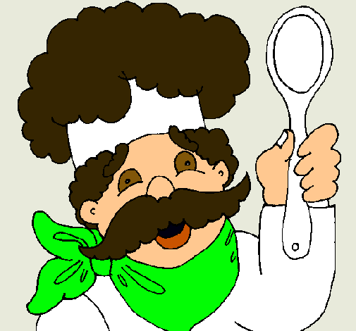 Chef con bigote