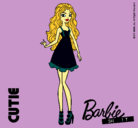 Dibujo Barbie Fashionista 3 pintado por black
