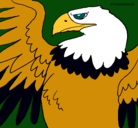 Dibujo Águila Imperial Romana pintado por estarcors