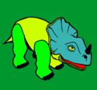 Dibujo Triceratops II pintado por centrosaur52