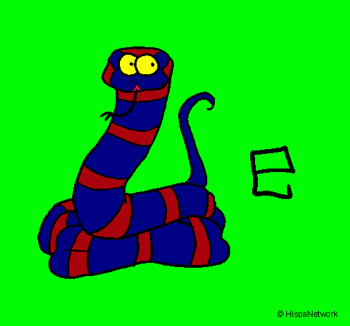 Dibujo Serpiente pintado por diibu