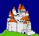 Dibujo Castillo medieval pintado por mayrabreo
