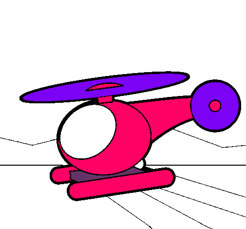 Dibujo Helicóptero pequeño pintado por agusbolso