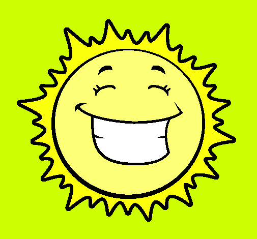 Sol sonriendo