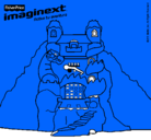 Dibujo Imaginext 12 pintado por vadi