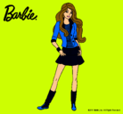 Dibujo Barbie juvenil pintado por miko