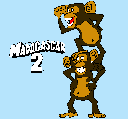 Madagascar 2 Manson y Phil