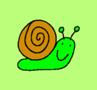 Dibujo Caracol 4 pintado por nere_wapa