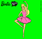 Dibujo Barbie bailarina de ballet pintado por nerea771