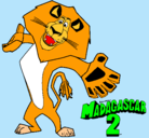 Dibujo Madagascar 2 Alex 2 pintado por THIA