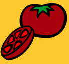 Dibujo Tomate pintado por luzandrea122