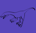 Dibujo Velociraptor II pintado por fjkfjknjknvj