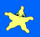 Dibujo Estrella de mar 4 pintado por viviana1999