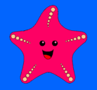 Dibujo Estrella de mar pintado por josunealcala
