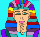 Dibujo Tutankamon pintado por lurdes22