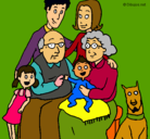 Dibujo Familia pintado por 070290