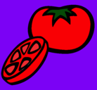 Dibujo Tomate pintado por martinuchi