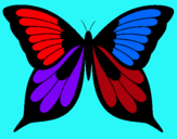 Dibujo Mariposa pintado por helian