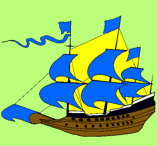 Velero del siglo XVII