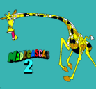 Dibujo Madagascar 2 Melman 2 pintado por SHyeay