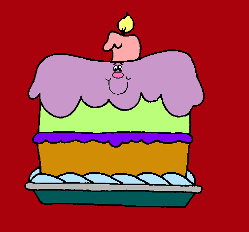 Pastel de cumpleaños