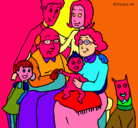 Dibujo Familia pintado por 1243576