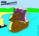 Dibujo Imaginext 19 pintado por juguetes