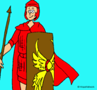 Dibujo Soldado romano II pintado por andy22