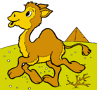 Dibujo Camello pintado por palmdan