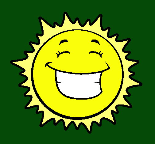 Sol sonriendo