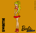 Dibujo Barbie Fashionista 6 pintado por Ester