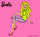 Dibujo Barbie moderna pintado por sayca