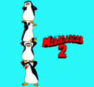 Dibujo Madagascar 2 Pingüinos pintado por marx