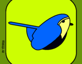 Dibujo Pájaro II pintado por pinki