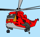 Dibujo Helicóptero al rescate pintado por nytu 