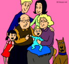 Dibujo Familia pintado por camiiilaaa