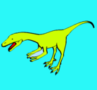 Dibujo Velociraptor II pintado por meicken