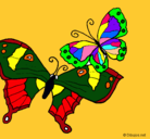 Dibujo Mariposas pintado por mocha123